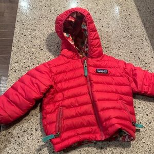 Patagonia reversible down sweater jacket 12-18months
